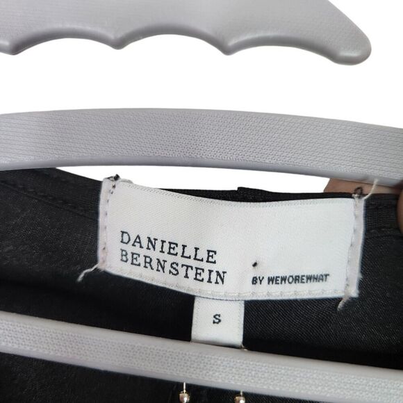 WEWOREWHAT‎ Dress Womens Small Black Ruched O-Ring Long Sleeve Mini Dress NWT - Picture 9 of 13